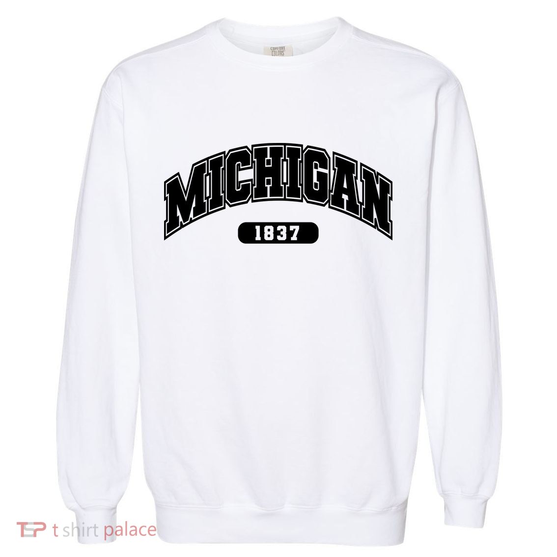 Michigan Collegiate Style 1837 Garment-Dyed Sweatshirt