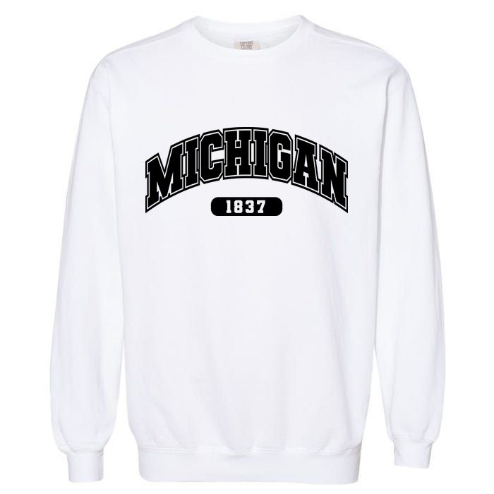 Michigan Collegiate Style 1837 Garment-Dyed Sweatshirt