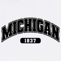 Michigan Collegiate Style 1837 Garment-Dyed Sweatshirt