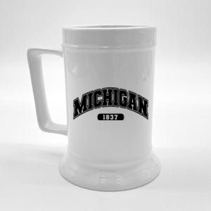 Michigan Collegiate Style 1837 Beer Stein