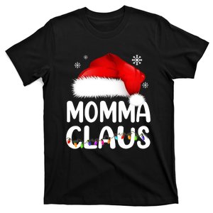 Momma Claus Shirt Christmas Pajama Family Matching Xmas T-Shirt