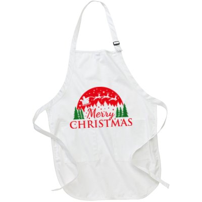 Merry Christmas Santa Reindeer Holiday Gift Apron