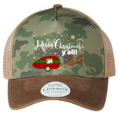 Merry Christmas Santa's Sleigh Legacy Tie Dye Trucker Hat