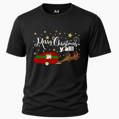 Merry Christmas Santa's Sleigh Performance Shirt