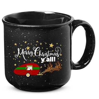 Merry Christmas Santa's Sleigh 15oz Campfire Ceramic Mug