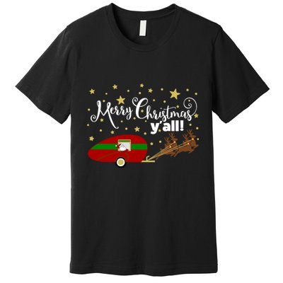 Merry Christmas Santa's Sleigh Premium T-Shirt