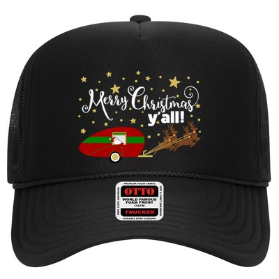 Merry Christmas Santa's Sleigh Trucker Hat