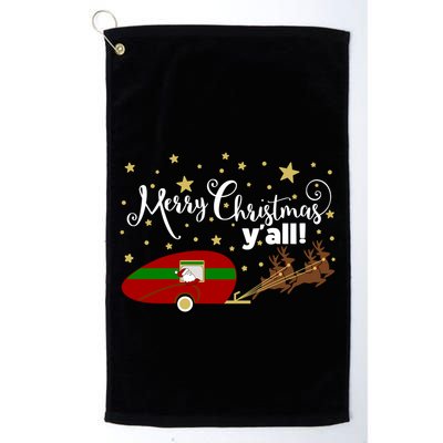 Merry Christmas Santa's Sleigh Golf Towel