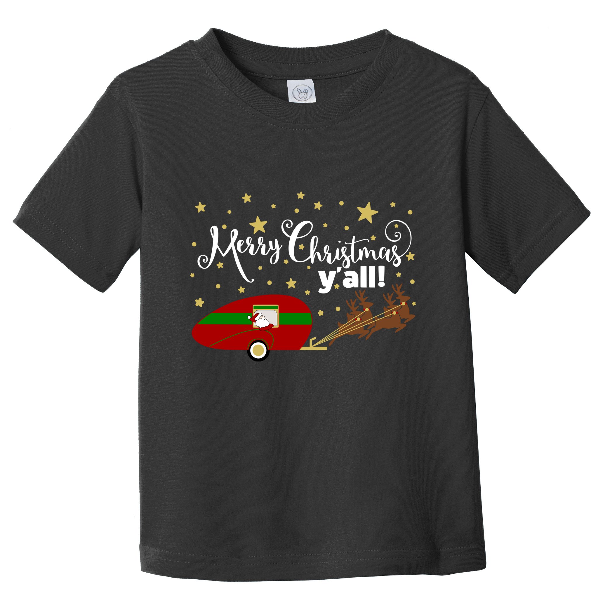 Merry Christmas Santa's Sleigh Toddler T-Shirt