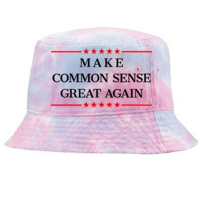 Make Common Sense Great Again Tie-Dyed Bucket Hat