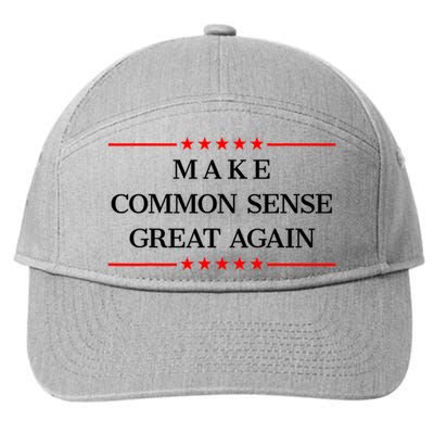 Make Common Sense Great Again 7-Panel Snapback Hat