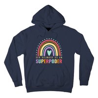 Maestra Cute Spanish Teacher Bilingue Es Un Superpoder Retro Hoodie