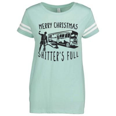 Merry Christmas Shitters Full Enza Ladies Jersey Football T-Shirt