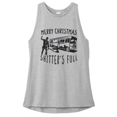 Merry Christmas Shitters Full Ladies PosiCharge Tri-Blend Wicking Tank