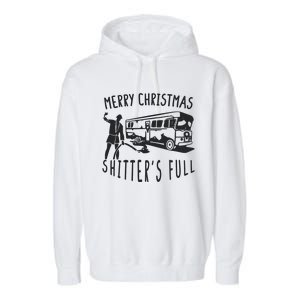 Merry Christmas Shitters Full Garment-Dyed Fleece Hoodie