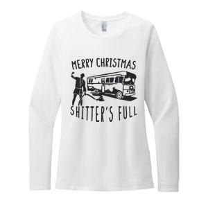 Merry Christmas Shitters Full Womens CVC Long Sleeve Shirt