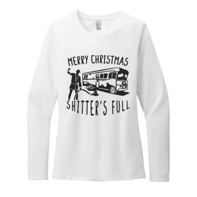 Merry Christmas Shitters Full Womens CVC Long Sleeve Shirt