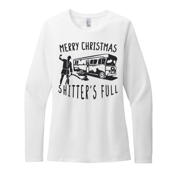 Merry Christmas Shitters Full Womens CVC Long Sleeve Shirt