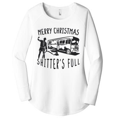 Merry Christmas Shitters Full Women's Perfect Tri Tunic Long Sleeve Shirt