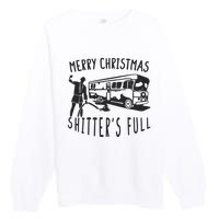 Merry Christmas Shitters Full Premium Crewneck Sweatshirt