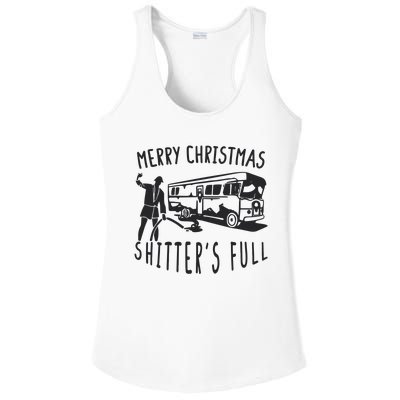 Merry Christmas Shitters Full Ladies PosiCharge Competitor Racerback Tank