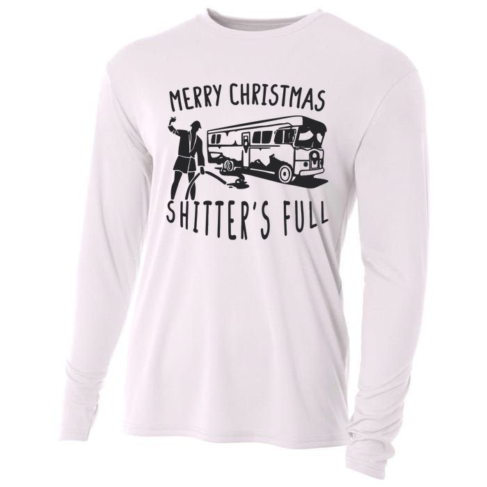 Merry Christmas Shitters Full Cooling Performance Long Sleeve Crew