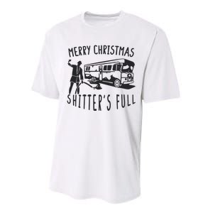 Merry Christmas Shitters Full Performance Sprint T-Shirt