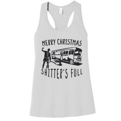 Merry Christmas Shitters Full Women's Racerback Tank