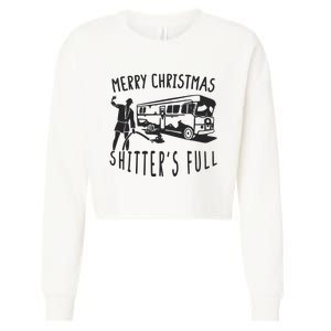 Merry Christmas Shitters Full Cropped Pullover Crew