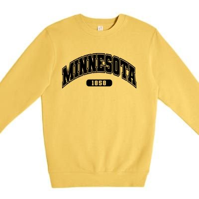 Minnesota Collegiate Style 1858 Premium Crewneck Sweatshirt