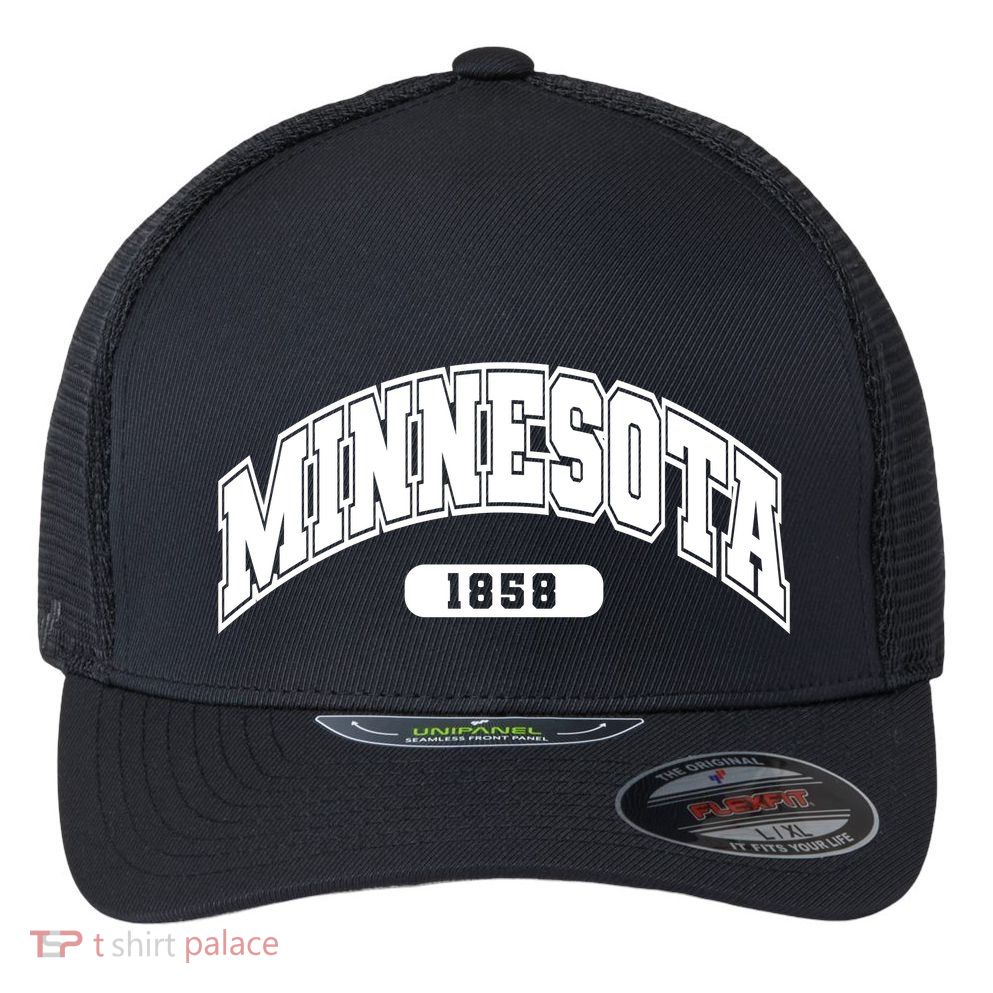 Minnesota Collegiate Style 1858 Flexfit Unipanel Trucker Cap