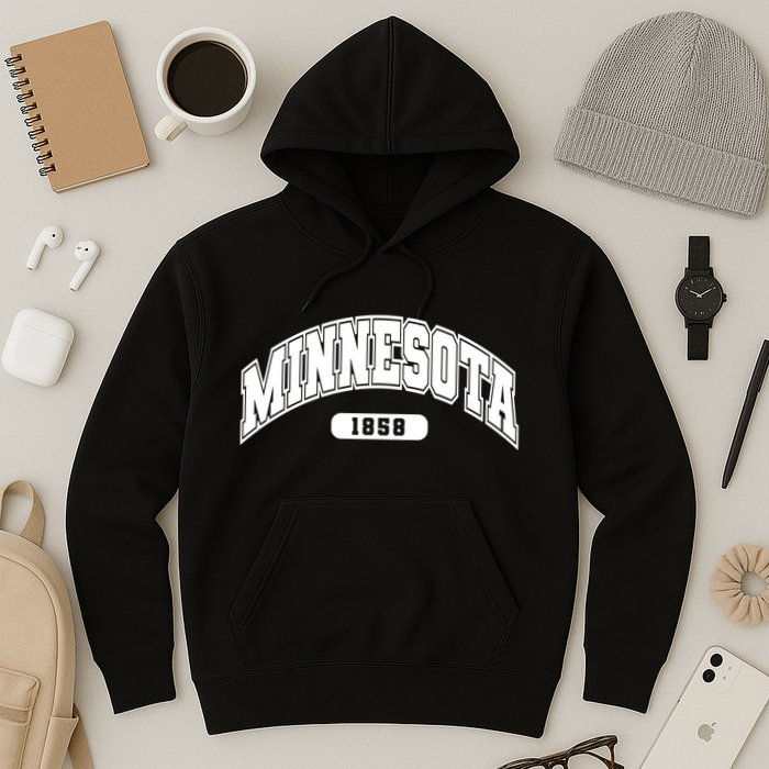 Minnesota Collegiate Style 1858 Hoodie