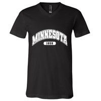 Minnesota Collegiate Style 1858 V-Neck T-Shirt