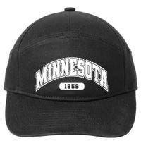 Minnesota Collegiate Style 1858 7-Panel Snapback Hat