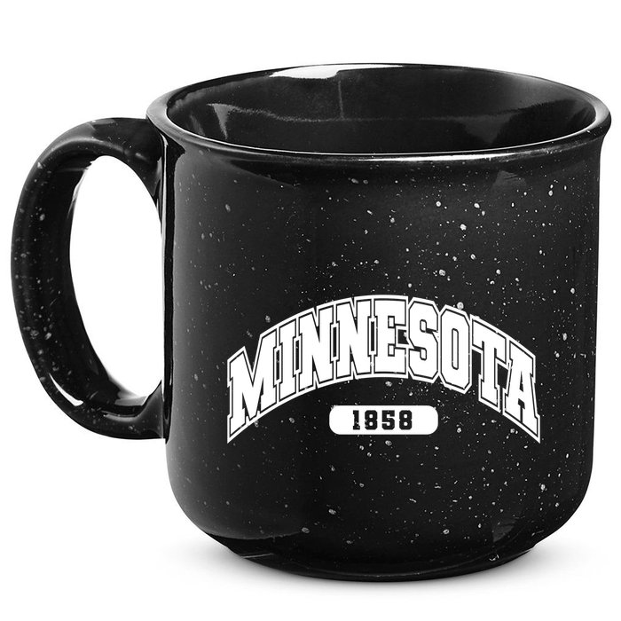 Minnesota Collegiate Style 1858 15oz Campfire Ceramic Mug