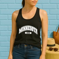 Minnesota Collegiate Style 1858 Womens Tank Top