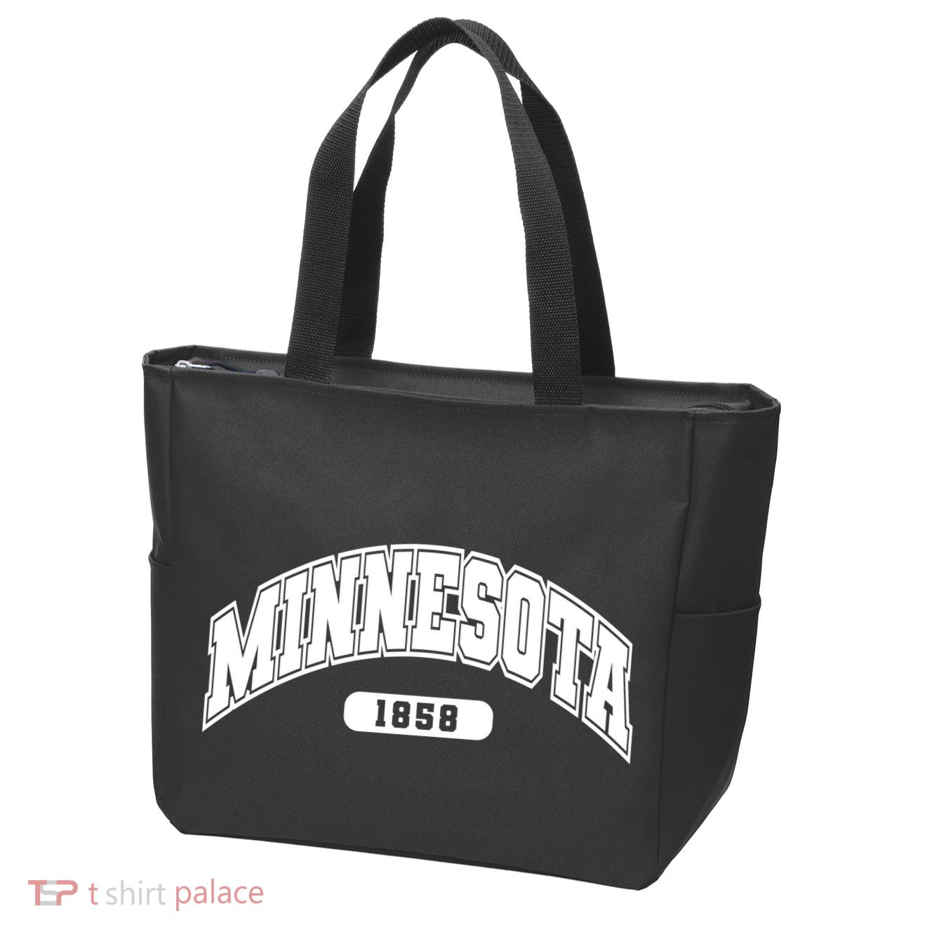 Minnesota Collegiate Style 1858 Zip Tote Bag