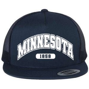 Minnesota Collegiate Style 1858 Flat Bill Trucker Hat