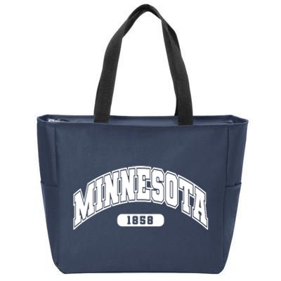 Minnesota Collegiate Style 1858 Zip Tote Bag