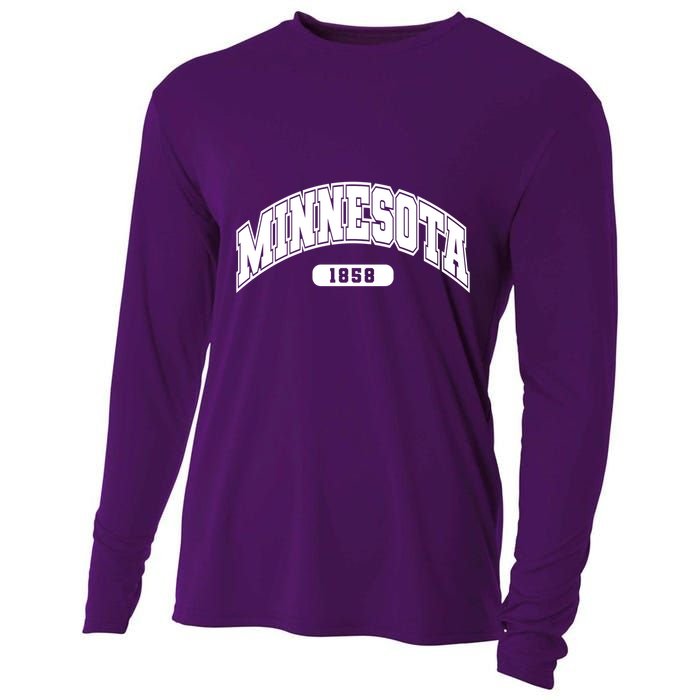 Minnesota Collegiate Style 1858 Cooling Performance Long Sleeve Crew