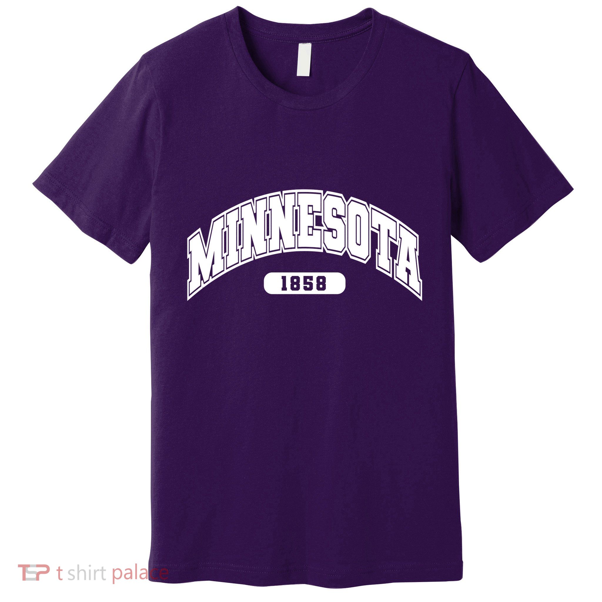 Minnesota Collegiate Style 1858 Premium T-Shirt