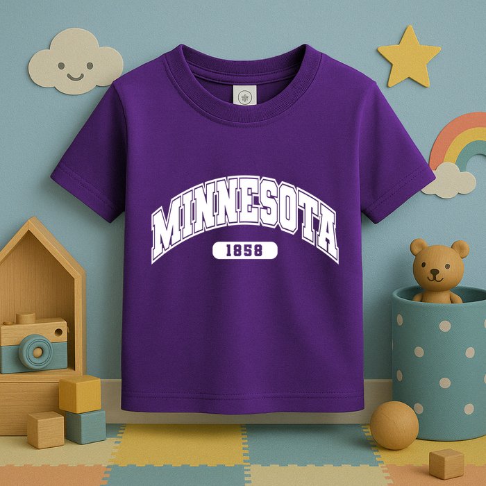 Minnesota Collegiate Style 1858 Toddler T-Shirt