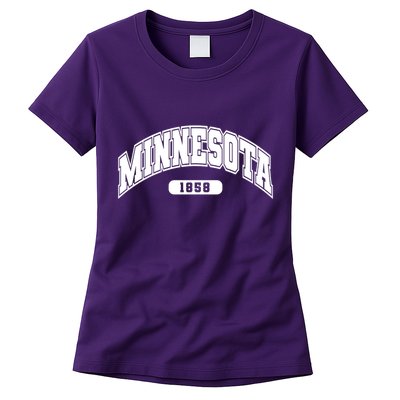 Minnesota Collegiate Style 1858 Womens T-Shirt