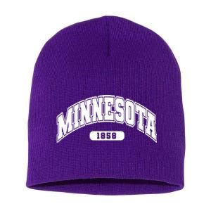 Minnesota Collegiate Style 1858 Short Acrylic Beanie