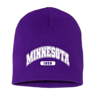 Minnesota Collegiate Style 1858 Short Acrylic Beanie
