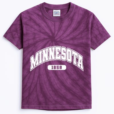 Minnesota Collegiate Style 1858 Kids Tie-Dye T-Shirt