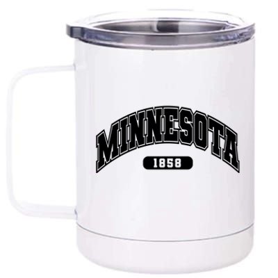 Minnesota Collegiate Style 1858 12 oz Stainless Steel Tumbler Cup