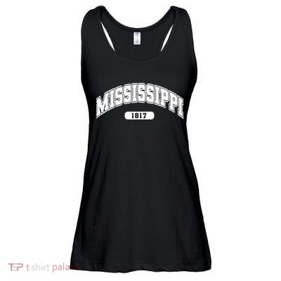 Mississippi Collegiate Style 1817 Ladies Essential Flowy Tank