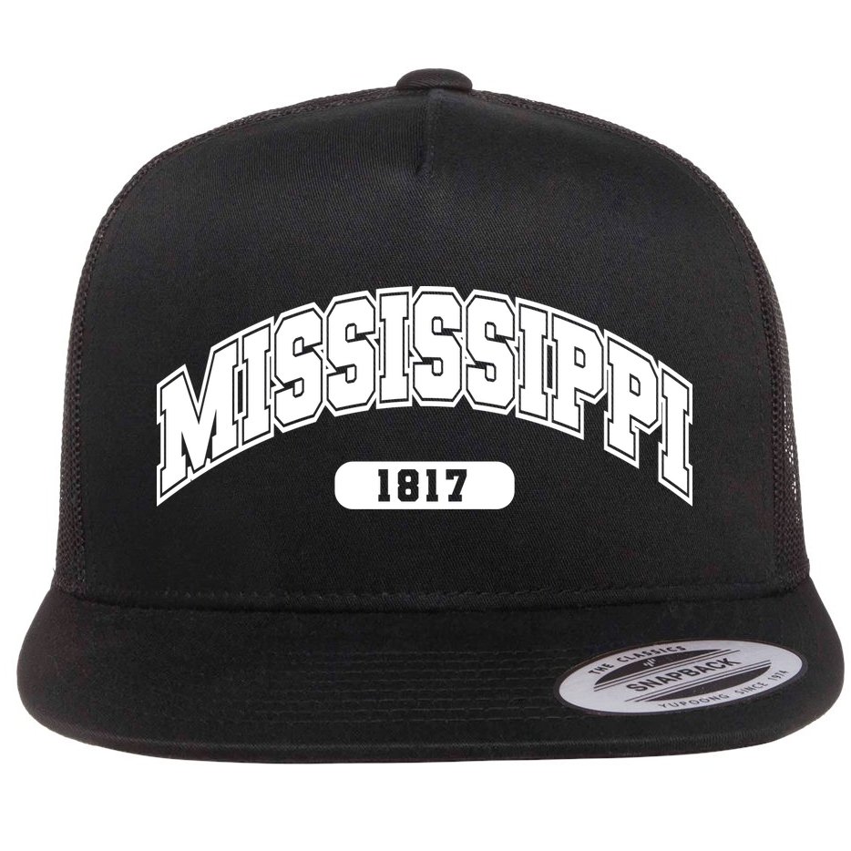 Mississippi Collegiate Style 1817 Flat Bill Trucker Hat