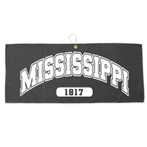 Mississippi Collegiate Style 1817 Large Microfiber Waffle Golf Towel